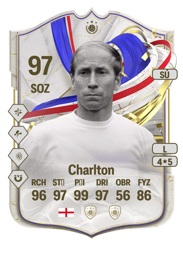 Bobby Charlton card