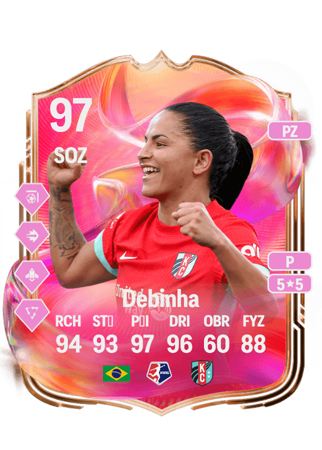 Debinha card