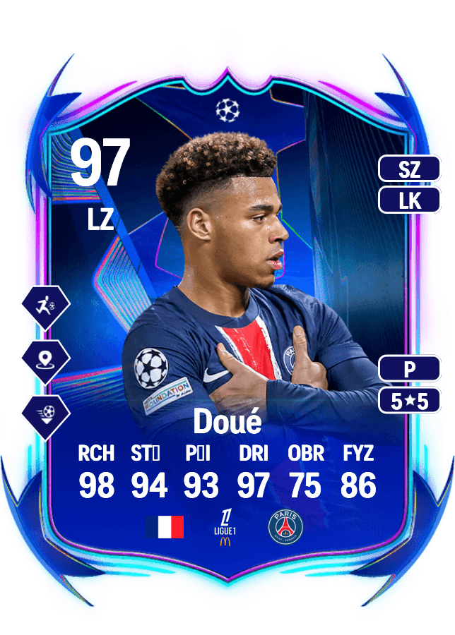 Désiré Doué card