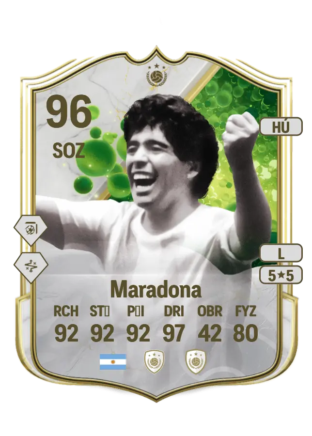 Diego Armando Maradona card