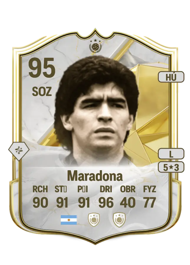Diego Armando Maradona card