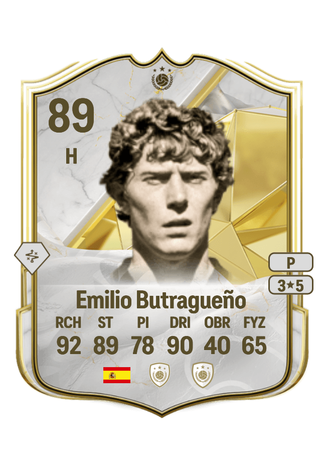 Emilio Butragueño card