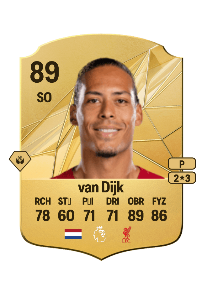 Virgil van Dijk card