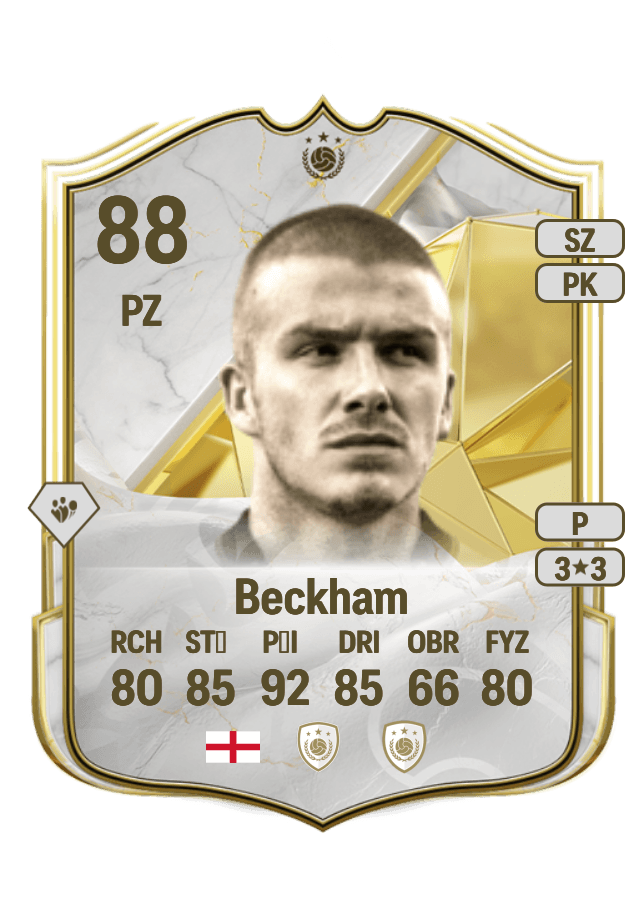 David Beckham card