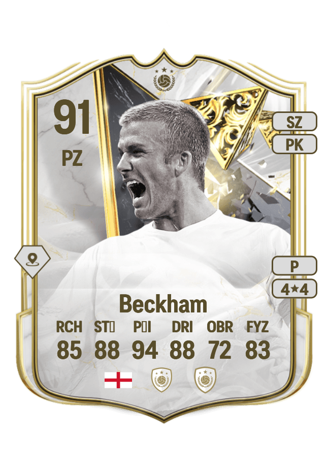David Beckham card