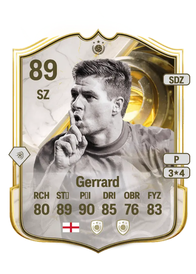 Steven Gerrard card