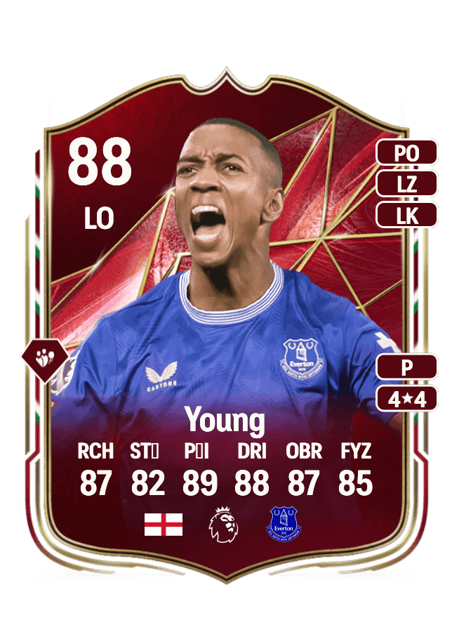 Ashley Young card