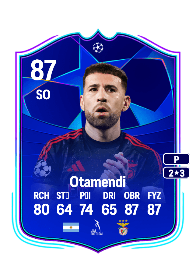 Nicolás Otamendi card