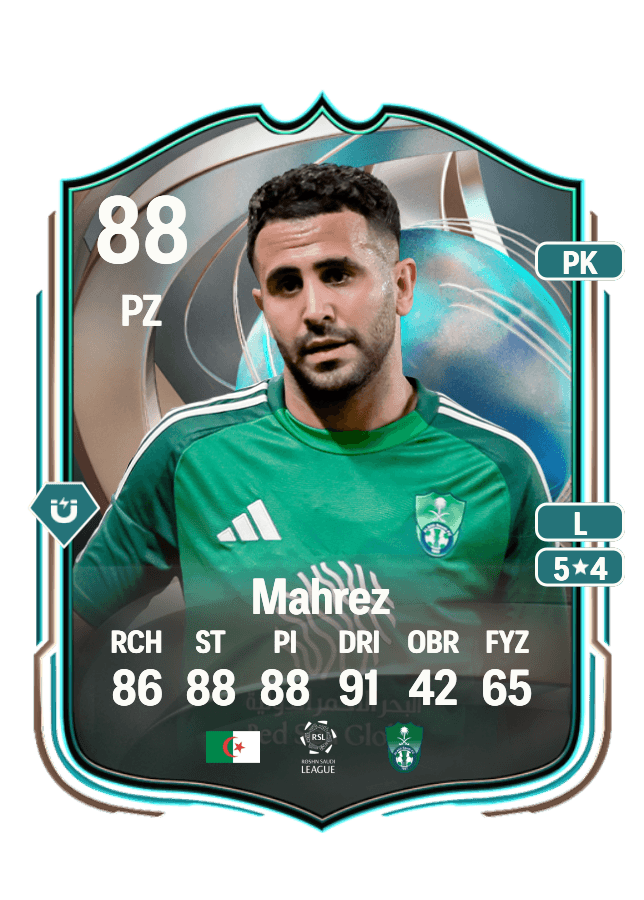 Riyad Mahrez card