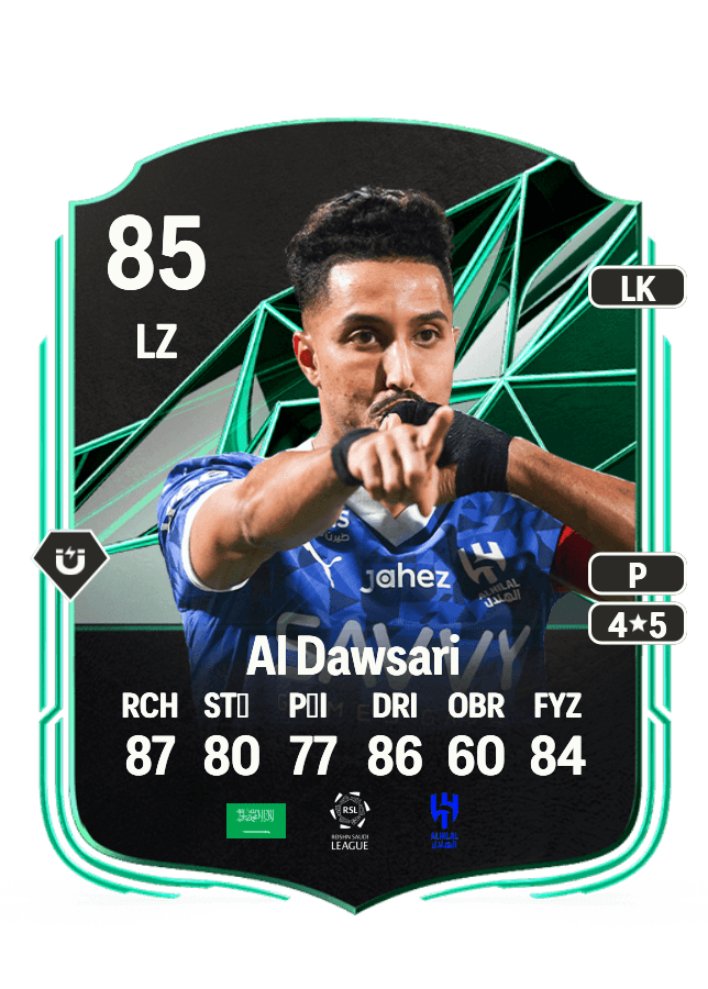 Salem Al Dawsari card