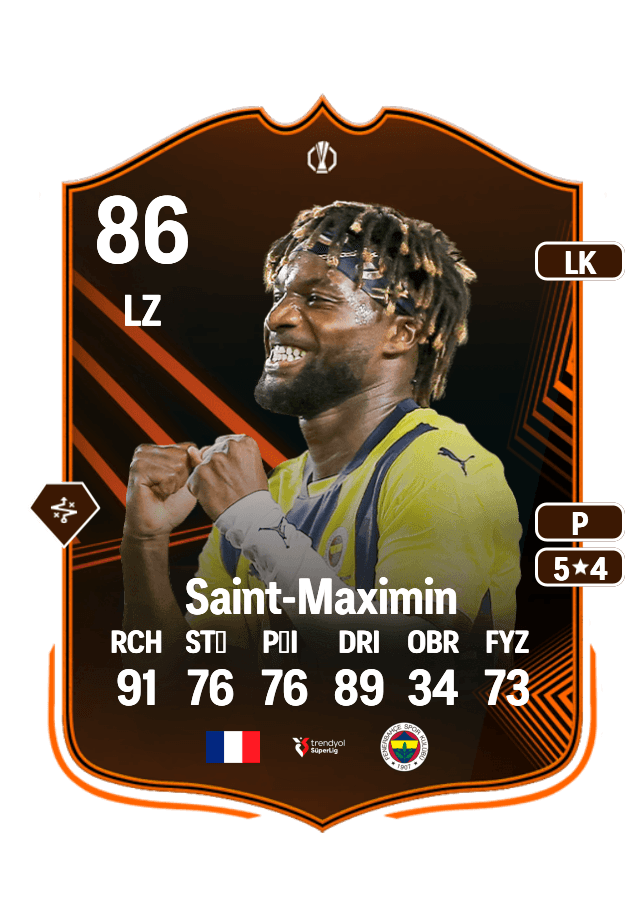 Allan Saint-Maximin card