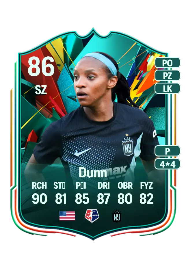 Crystal Dunn card