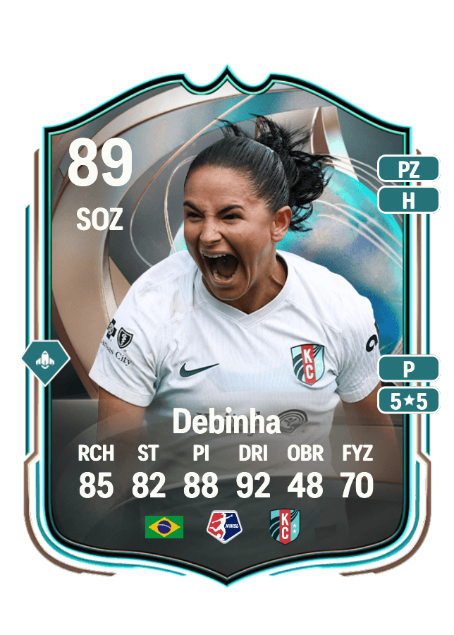 Debinha card
