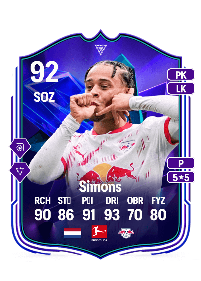 Xavi Simons card