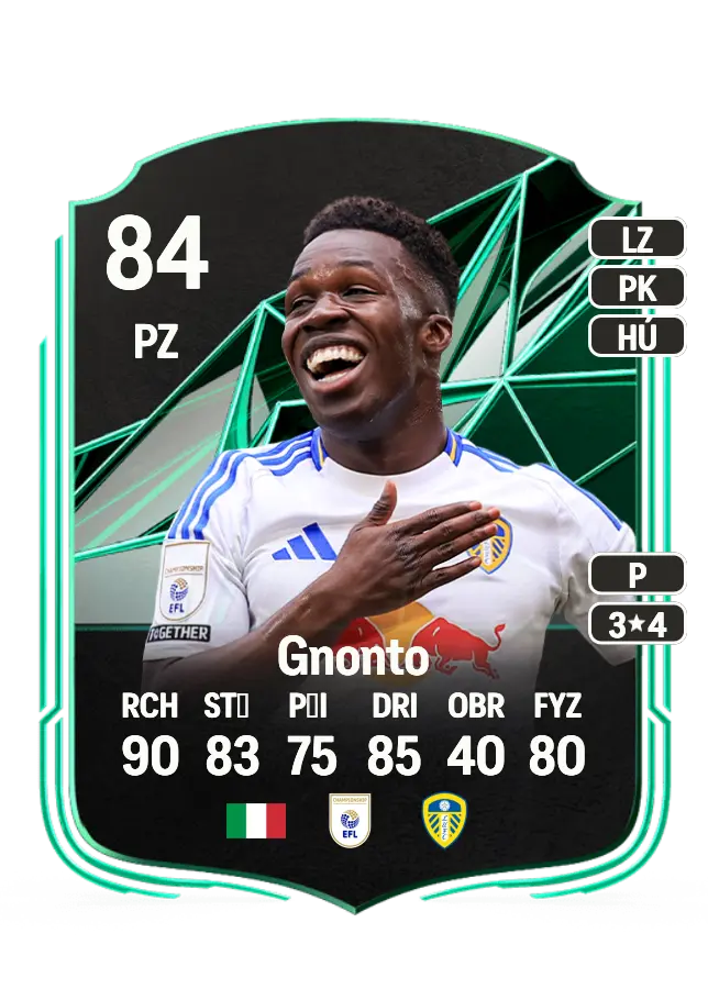 Wilfried Gnonto card