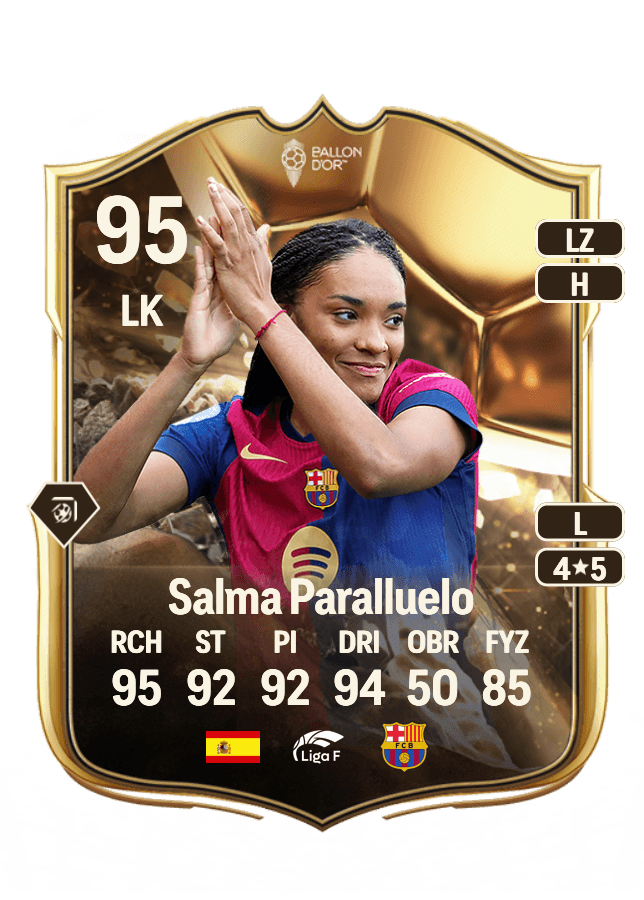 Salma Paralluelo card