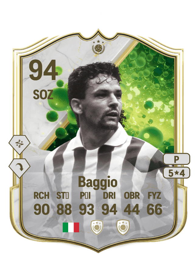 Roberto Baggio card