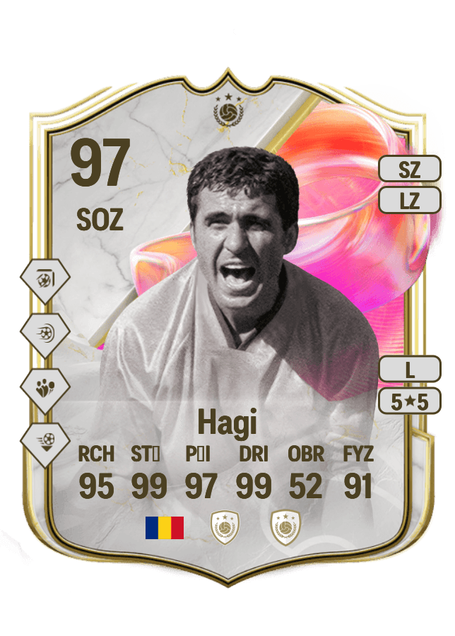 Gheorghe Hagi card