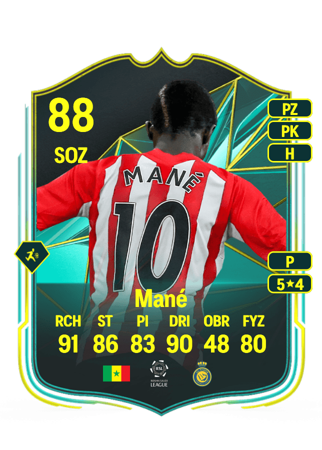Sadio Mané card