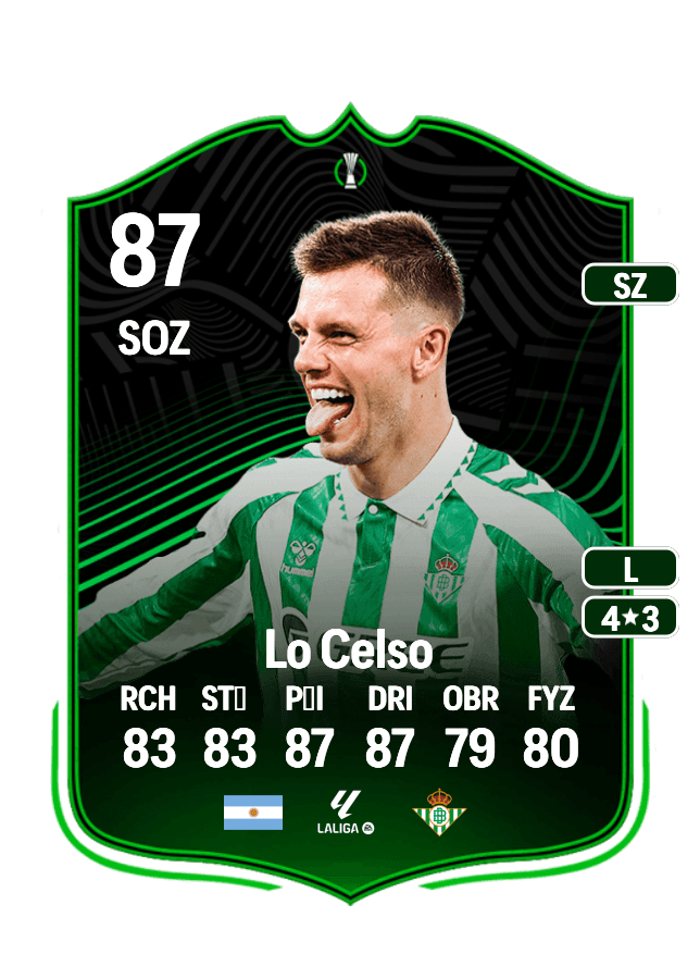 Giovani Lo Celso card