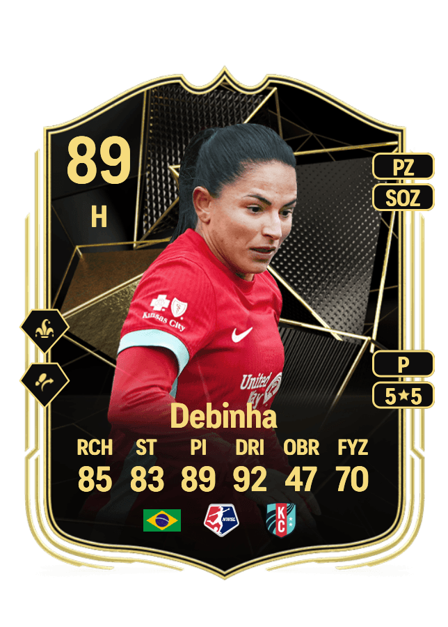 Debinha card