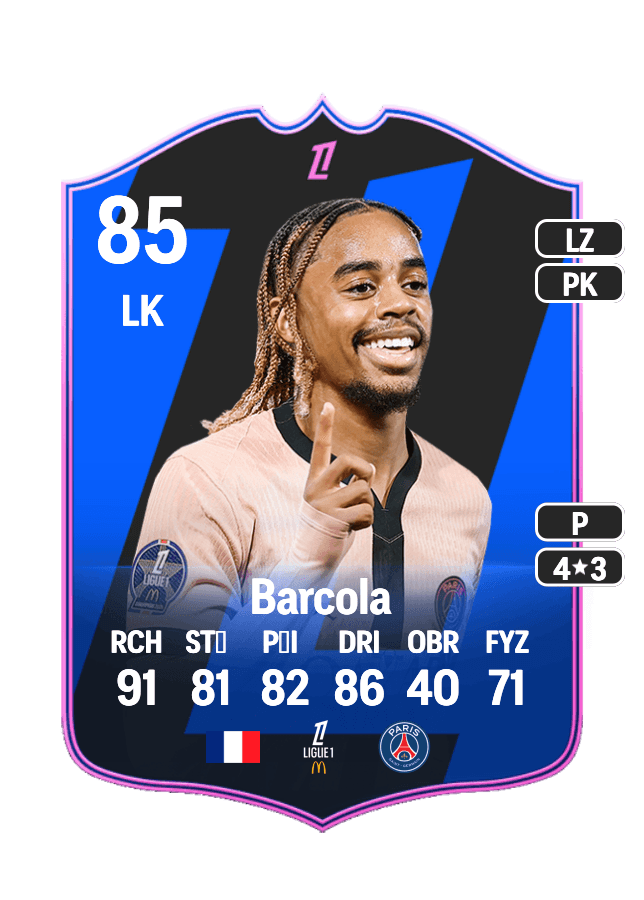 Bradley Barcola card