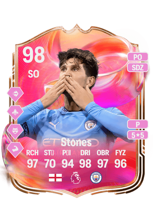 John Stones card