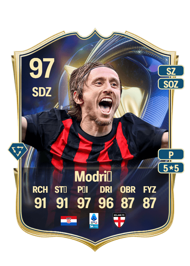 Luka Modrić card
