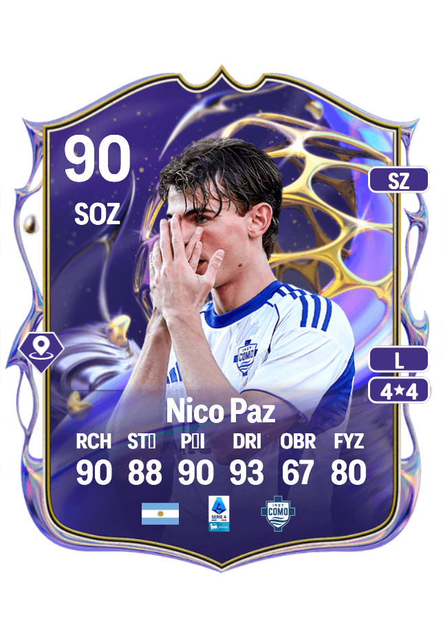 Nico Paz card