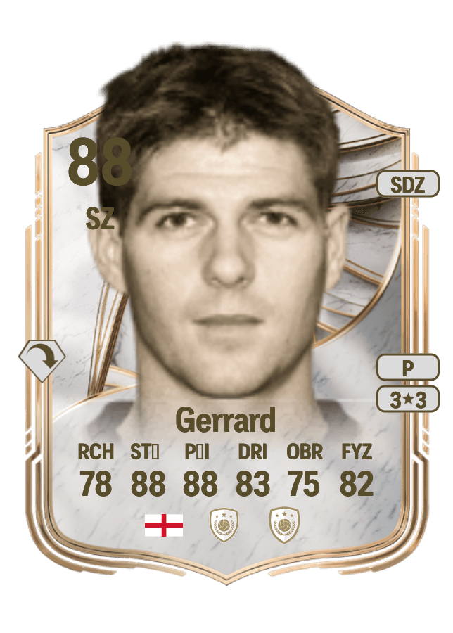 Steven Gerrard card