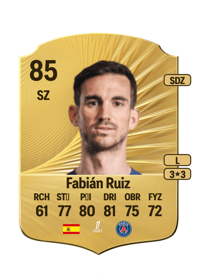 Fabián Ruiz card