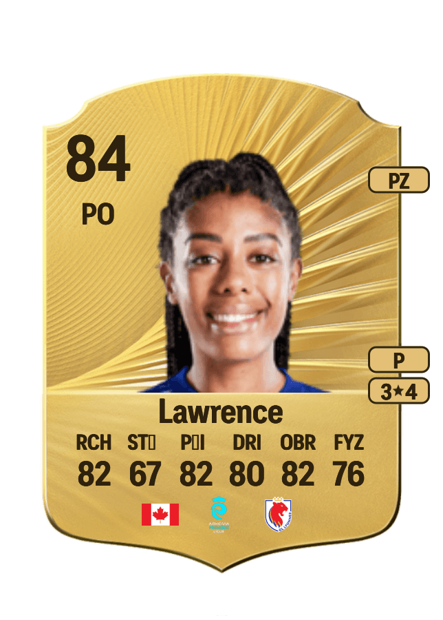 Ashley Lawrence card