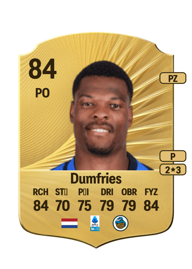 Denzel Dumfries card