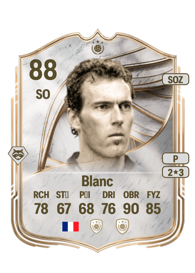 Laurent Blanc card