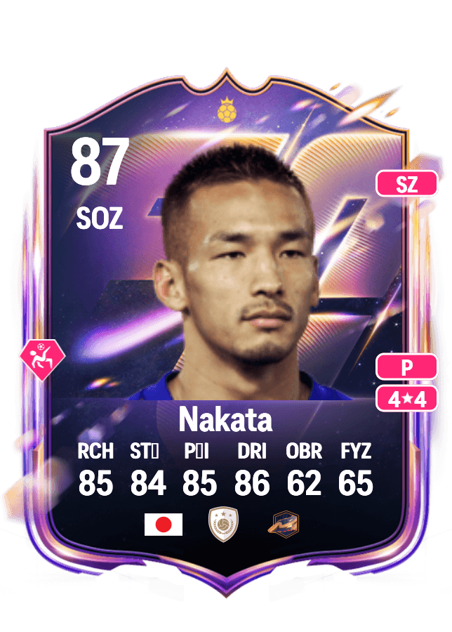 Hidetoshi Nakata card