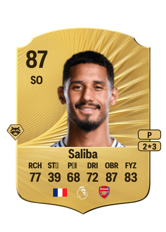 William Saliba card