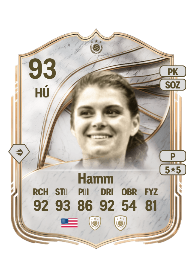 Mia Hamm card