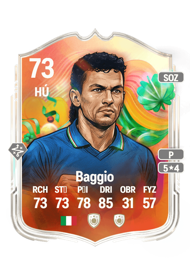 Roberto Baggio card