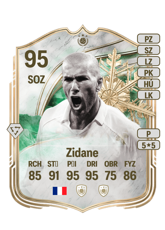 Zinedine Zidane card