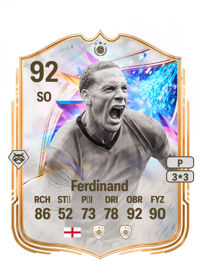 Rio Ferdinand card