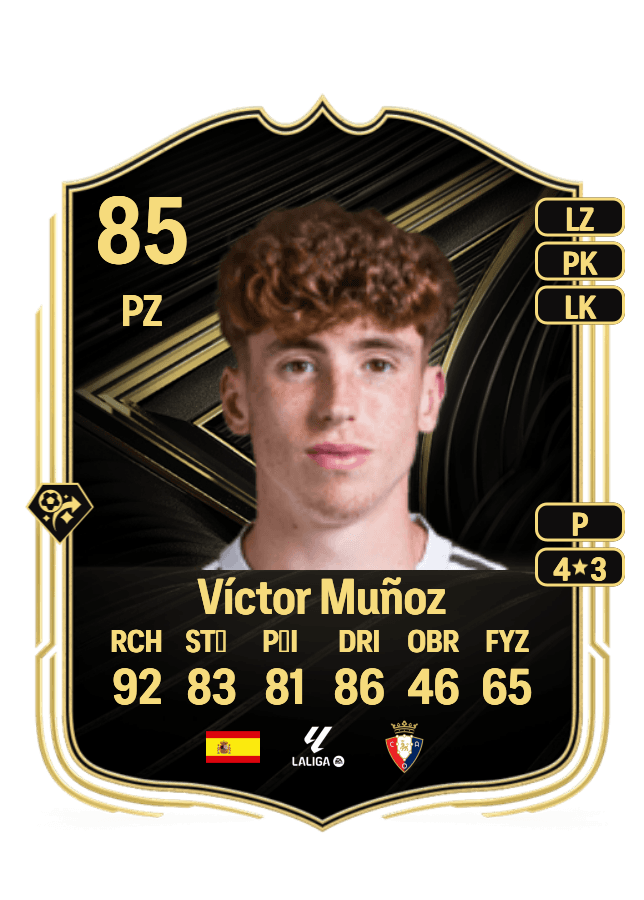 Víctor Muñoz card