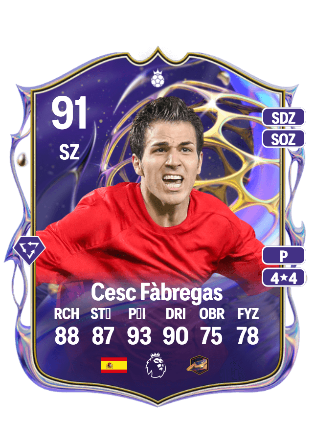 Cesc Fàbregas card