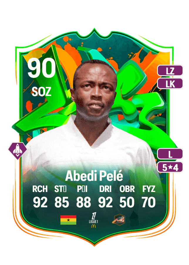 Abedi Pelé card