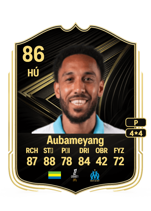 Pierre-Emerick Aubameyang card