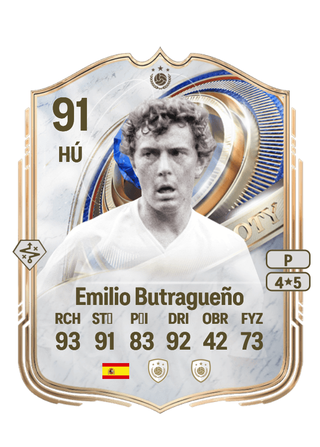 Emilio Butragueño card