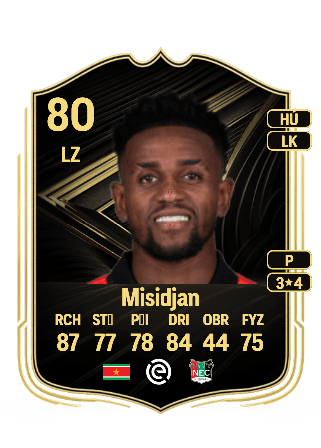 Virgil Misidjan card