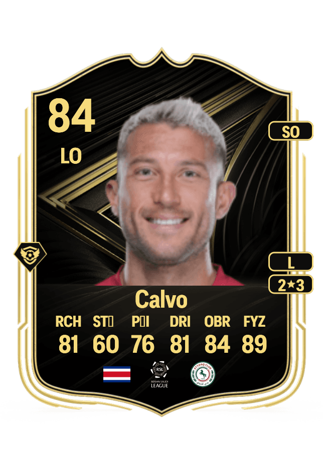 Francisco Calvo card
