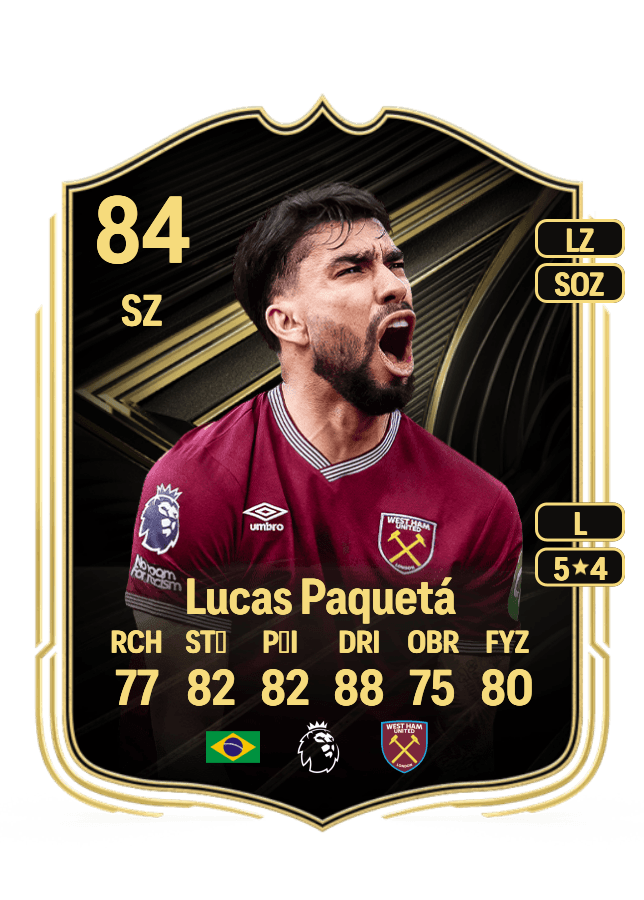 Lucas Paquetá card