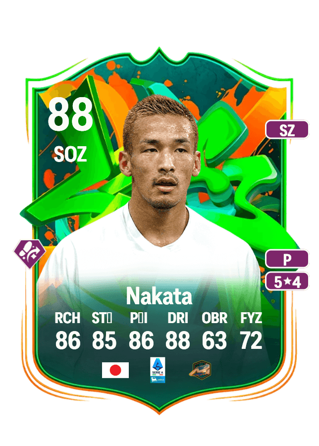 Hidetoshi Nakata card