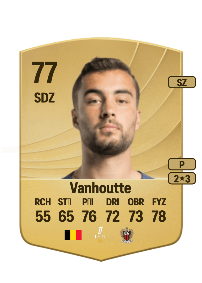 Charles Vanhoutte card